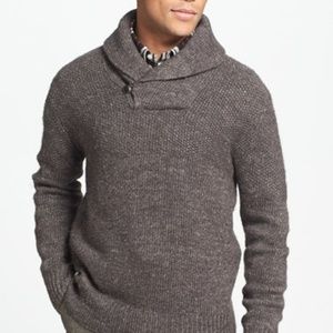 Grayers Duncan Wool Linen Shawl Collar Sweater